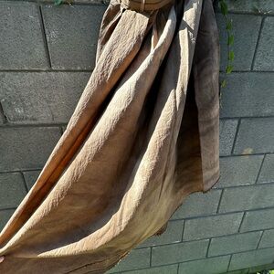 Brunello Cucinelli Tan A-Line Skirt